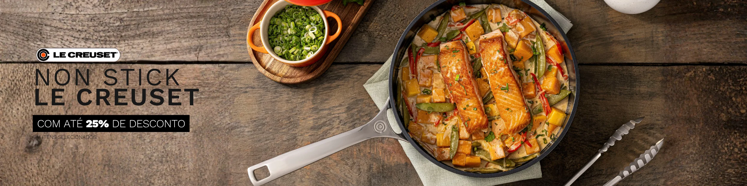 Non Stick Le Creuset com 25% OFF