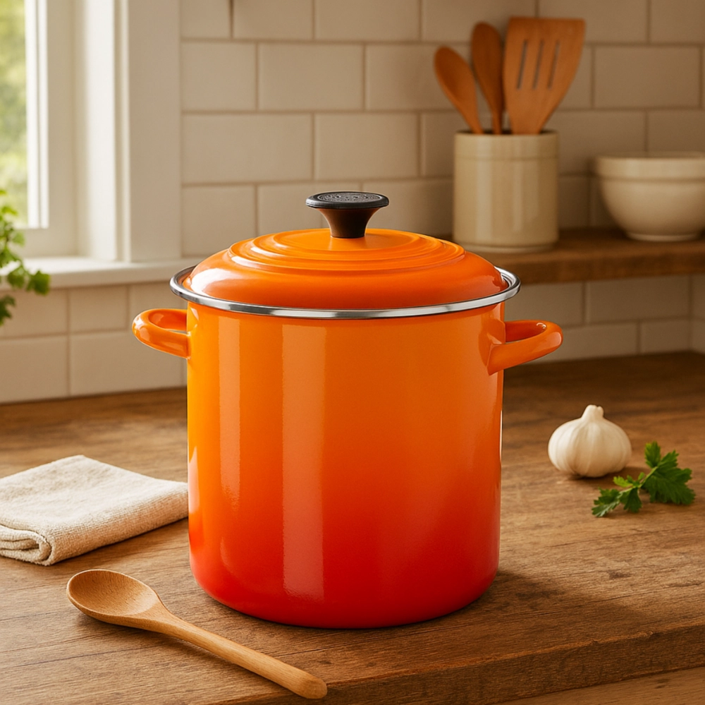 Stock Pot 7,6 Litros 22 cm Laranja Le Creuset