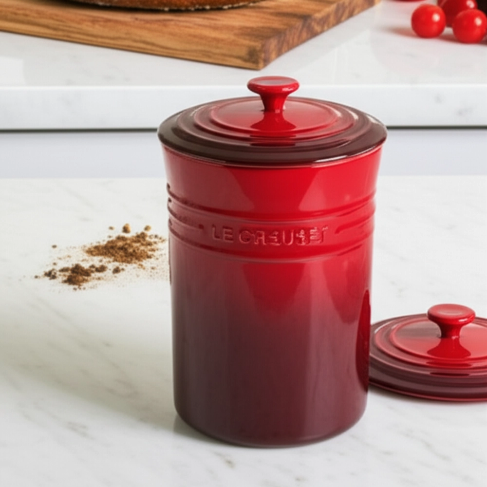 Porta Mantimentos Médio 3,3 Litros Vermelho Le Creuset