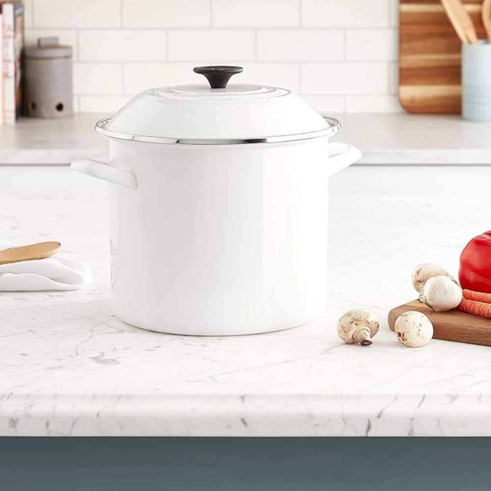 Stock Pot 11,4 Litros 26 cm Branco Le Creuset