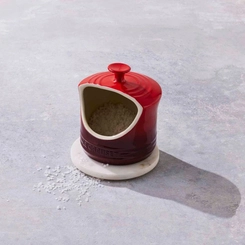 Porta Sal de Cerâmica 11 cm Vermelho Le Creuset