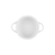 Mini Cocotte de Cerâmica Botão Preto 10 cm Branco Le Creuset