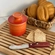 Manteigueira Francesa de Cerâmica Laranja Le Creuset
