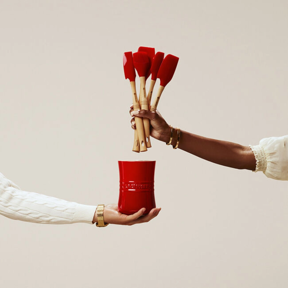 Porta Utensílios Signature em Cerâmica 1,1L Vermelho Le Creuset