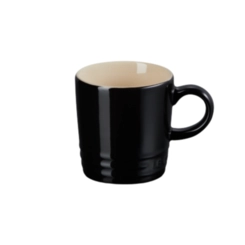Caneca Cappuccino de Cerâmica 200 ml Preto Le Creuset