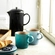 Caneca Cappuccino de Cerâmica 200 ml Azul Caribe Le Creuset