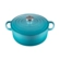 Panela Redonda Signature 24 cm Azul Caribe Le Creuset