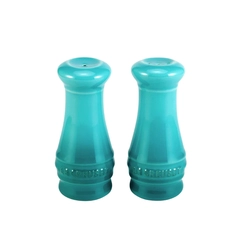 Saleiro e Pimenteiro de Cerâmica 110 ml Azul Caribe Le Creuset