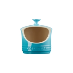 Porta Sal de Cerâmica 11 cm Azul Caribe Le Creuset