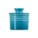 Manteigueira Francesa de Cerâmica Azul Caribe Le Creuset