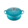 Panela Redonda Signature 18 cm Azul Caribe Le Creuset