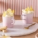 Jogo 2 Canecas Espresso de Cerâmica 100 ml Shell Pink Le Creuset