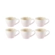 Jogo 6 Canecas Bistrô de Cerâmica 400 ml Shell Pink Le Creuset