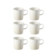 Jogo 6 Canecas Espresso de Cerâmica 100 ml Meringue Le Creuset