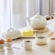 Jogo 6 Canecas Espresso de Cerâmica 100 ml Meringue Le Creuset