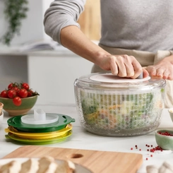 Secadora de Salada à Manívela com 4 Peças Multi-Prep Branco Joseph Joseph