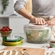 Secadora de Salada à Manívela com 4 Peças Multi-Prep Branco Joseph Joseph