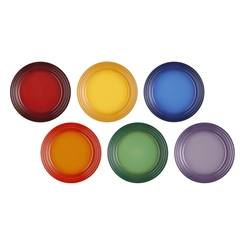 Set 6 Pratos Redondos 22 cm Gift Collection Le Creuset