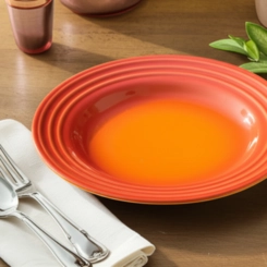 Prato Redondo de Cerâmica 17 cm Laranja Le Creuset