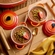 Jogo 4 Mini Cocotte de Cerâmica 10 cm Laranja Le Creuset
