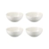 Jogo de 4 Bowls para Cereal de Cerâmica 16 cm Meringue Le Creuset