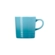 Jogo 2 Canecas Cappuccino de Cerâmica 200 ml Azul Caribe Le Creuset