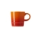 Jogo 2 Canecas Cappuccino de Cerâmica 200 ml Laranja Le Creuset