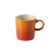 Jogo 2 Canecas Cappuccino de Cerâmica 200 ml Laranja Le Creuset