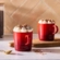Jogo 2 Canecas Espresso de Cerâmica 100 ml Vermelho Le Creuset