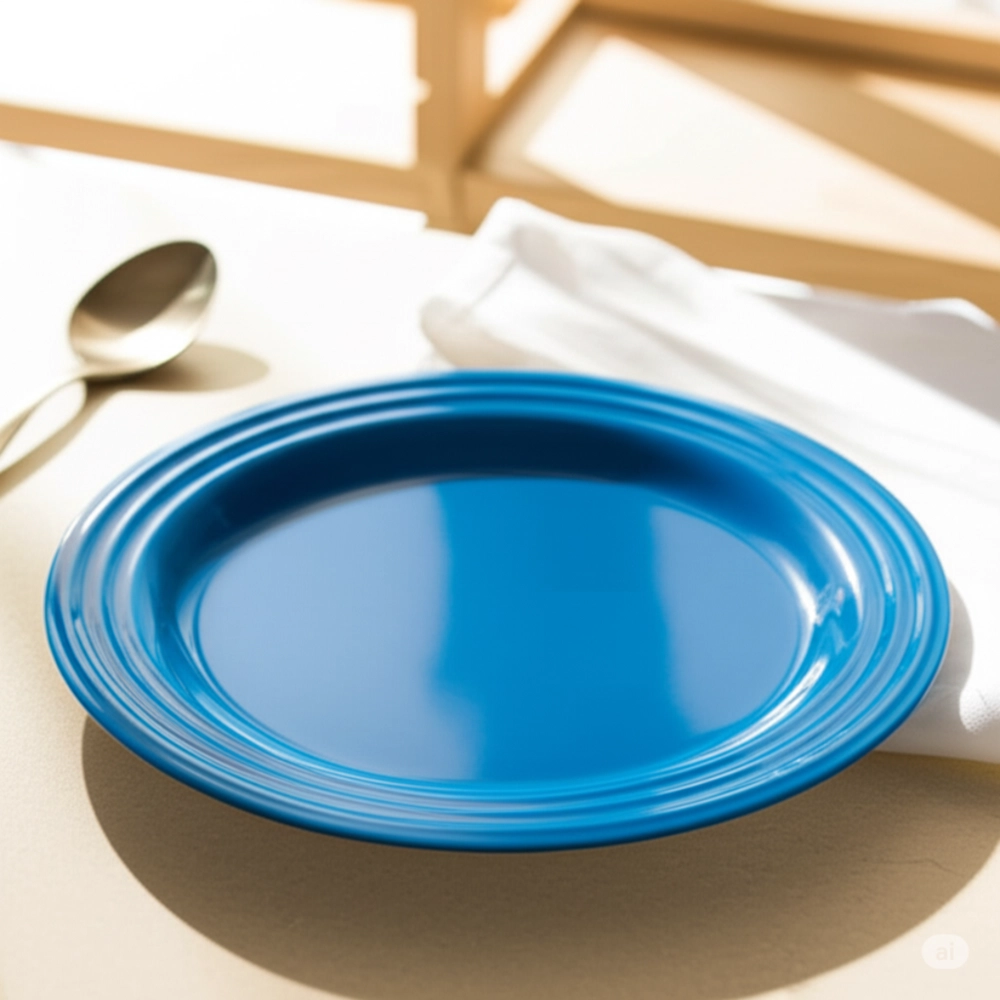 Prato Redondo de Cerâmica 17 cm Azul Marseille Le Creuset