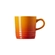 Jogo 4 Canecas Espresso de Cerâmica 100 ml Laranja Le Creuset