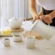 Jogo 4 Canecas de Chá de Cerâmica 350 ml Meringue Le Creuset