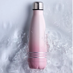 Garrafa de Hidratação em Aço Inox 500 ml Shell Pink Le Creuset