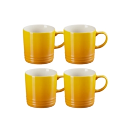 Jogo 4 Canecas de Chá de Cerâmica 350 ml Nectar Le Creuset