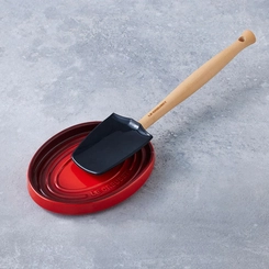 Descanso Oval de Colher de Cerâmica Vermelho Le Creuset