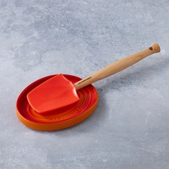 Descanso Oval de Colher de Cerâmica Laranja Le Creuset