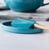 Descanso Oval de Colher de Cerâmica Azul Caribe Le Creuset