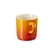 Jogo 4 Canecas Cappuccino de Cerâmica 200 ml Laranja Le Creuset