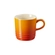 Jogo 4 Canecas Cappuccino de Cerâmica 200 ml Laranja Le Creuset