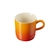 Jogo 4 Canecas Cappuccino de Cerâmica 200 ml Laranja Le Creuset