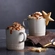 Jogo 4 Canecas Cappuccino de Cerâmica 200 ml Meringue Le Creuset