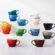 Jogo 6 Canecas Bistrô de Cerâmica 400 ml Preto Le Creuset