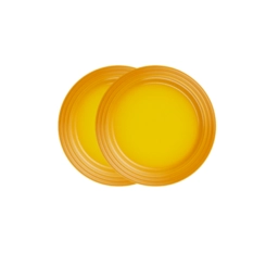Jogo de 2 Pratos Rasos de Cerâmica 22 cm Nectar Le Creuset