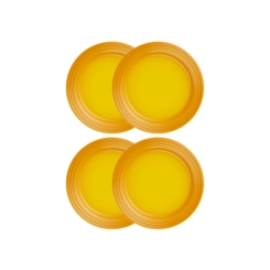 Jogo de 4 Pratos Rasos de Cerâmica 22 cm Nectar Le Creuset