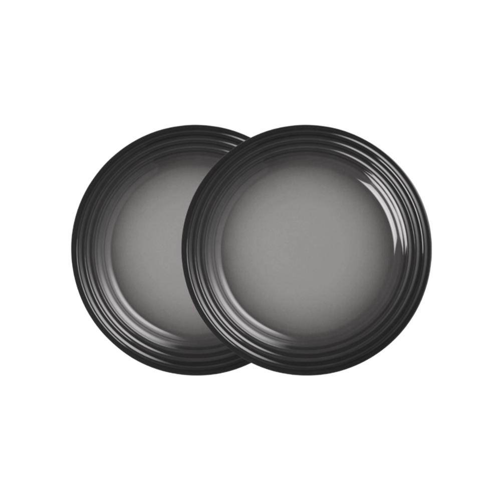 Jogo de 2 Pratos Rasos de Cerâmica 27 cm Flint Le Creuset