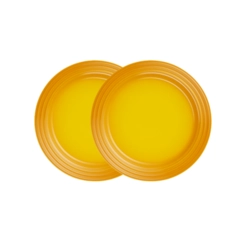 Jogo de 2 Pratos Rasos de Cerâmica 27 cm Nectar Le Creuset