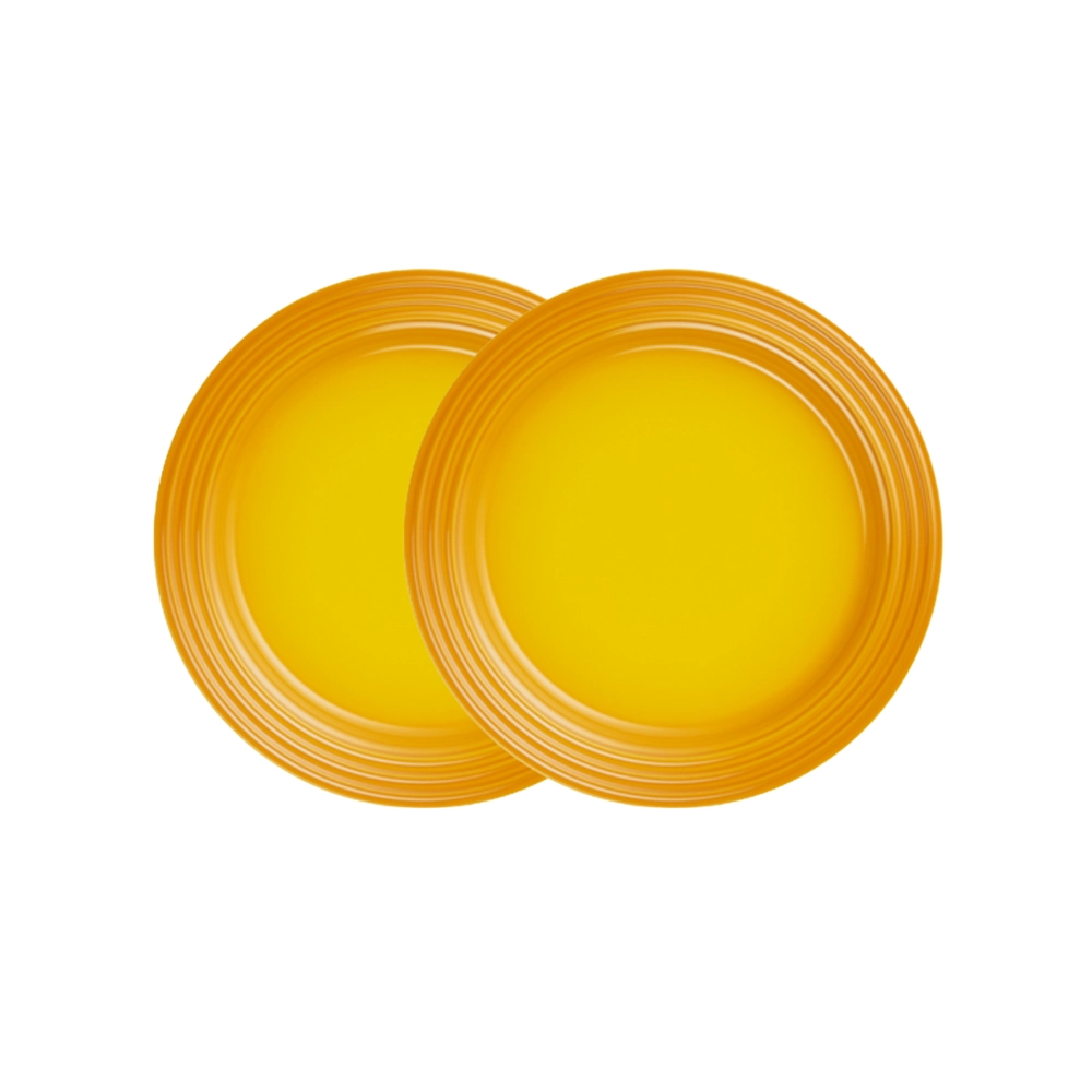 Jogo de 2 Pratos Rasos de Cerâmica 27 cm Nectar Le Creuset