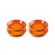 Jogo de 4 Pratos Fundos de Cerâmica 22 cm Laranja Le Creuset