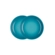 Jogo de 2 Pratos Fundos de Cerâmica 22 cm Azul Caribe Le Creuset