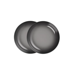 Jogo de 2 Pratos Fundos de Cerâmica 22 cm Flint Le Creuset